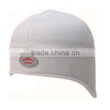 Leather patch free fleece hat pattern for adults fleece hat making