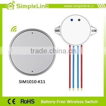 Remote control waterproof RF 433MHz electric light sensor switch