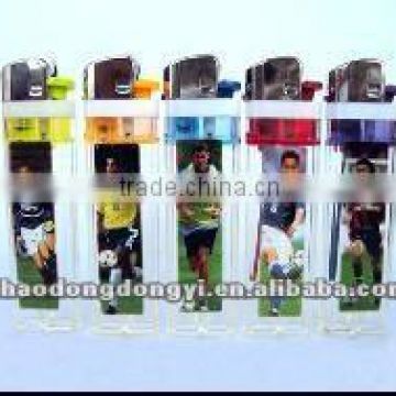 81mm Disposable Flint Lighter with Hot Film Star Pictures