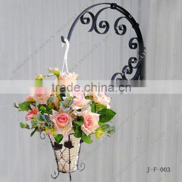 Metal flower shelf