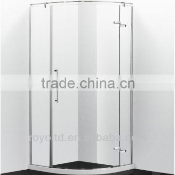 Stainless steel quadrant pivot single door shower room BH0931