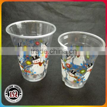 6oz Disposable Plastic PET Cups With Printing