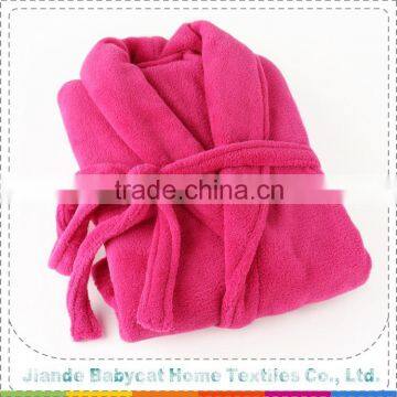 Factory Sale OEM design fleece microfiber bathrobe fast delivery