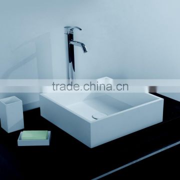 China New Design Popular New Bathroom Acrylic Wash Hand Basin
