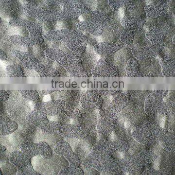 100% Polyester Embossed Knitting Suede Fabric