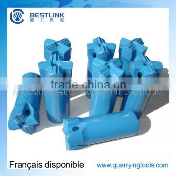 Carbide Cross bits for rock drilling