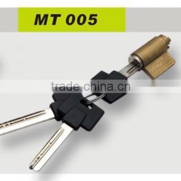 brass lock key