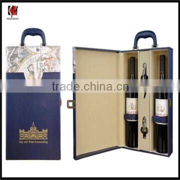 Customized Delicate PU Leather Wine Gift Box