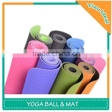 Eco-friendly Colorful Anti-slip Fancy TPE Yoga Mat