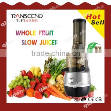 10 year motor quality guarantee manual fruit slow juicer, industrial juice extractor machine, Good quality hot sale juicer
