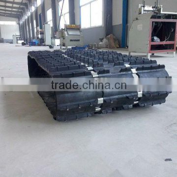 snow scooter rubber track/snow removal rubber track for sale
