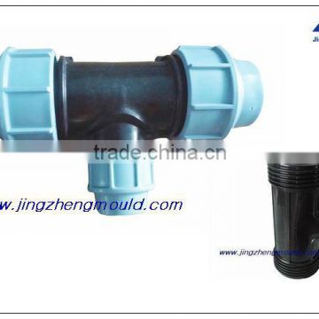 pp compression injection pipe fitting mould