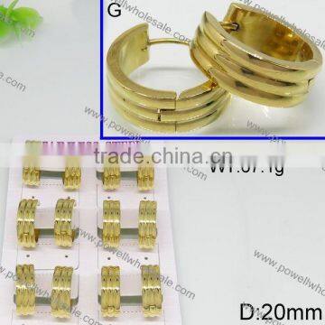 Wholesale Fashion gold plated stud earring