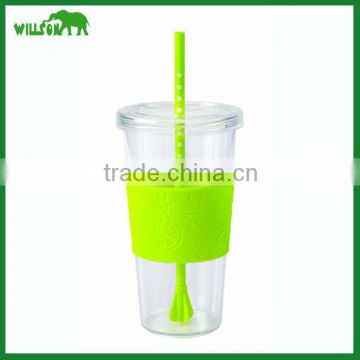 plastic tumbler,double wall mugs for sublimation,acrylic tumbler with straw