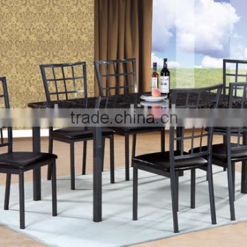 2015 hot sale dining set / metal dining set