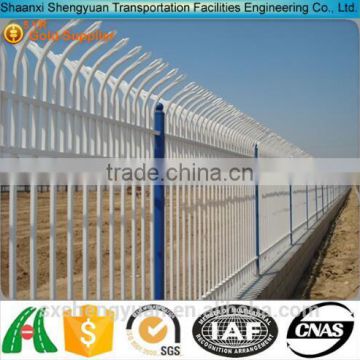 Decorative panels wrought iron fence with customized design