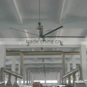 Energy Efficient 24ft HVLS Large Industrial Air Tech Ceiling Fan in coliseums