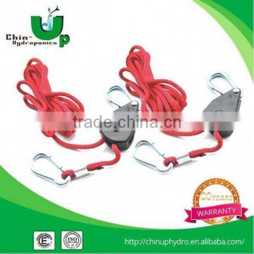 lighting accessories hanger 1/8" rope ratchet/ grow light hood hanger/ grow light reflector hanger