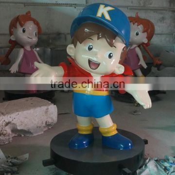 Fiberglass display cartoon figurine