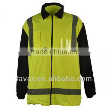 high visibility safety reflective jacket great use for traffic police
