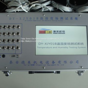 Portable Multi-Channel Temperature and Humidity Field Testing System