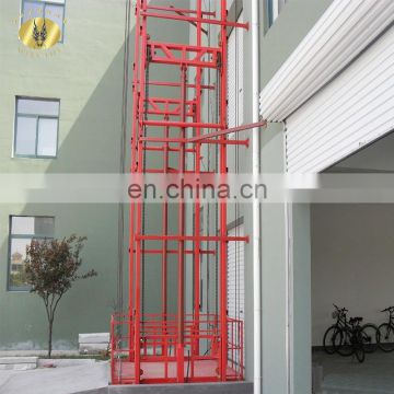 7LSJC Shandong SevenLift 4 ton garage cargo outdoor building material industrial electric cargo hydraulic motorized lift