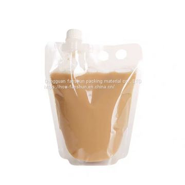 The factory customized 318ml milk tea millet porridge cold and hot drink suction nozzle independent packaging with airtight bag