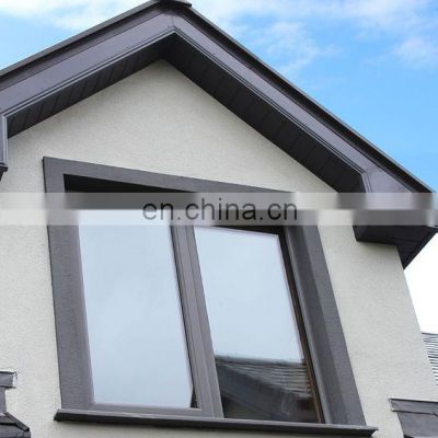 Kenya powder coating grey color seal strip sliding tempered glass aluminum window