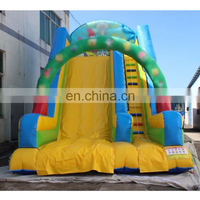 China factory customized design kids oxford inflatable slides with water pool for sale