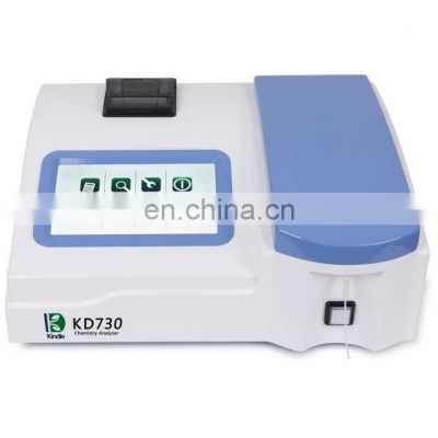 KD730 semi auto chemistry analyzer Clinical chemistry analyzer Portable laboratory equipment semi auto biochemistry analyzer