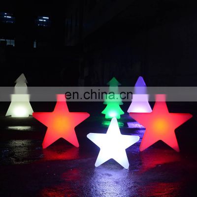 decoration  Christmas light /Christmas garden light tree star lamp waterproof color changing outdoor decorative lights