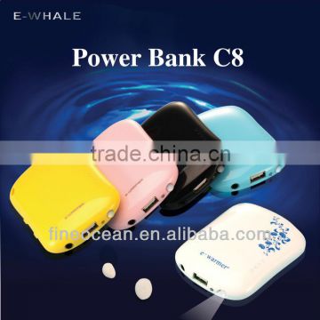 Portable Power Bank 2400mah for IPAD//iPhone/mobile phone C8
