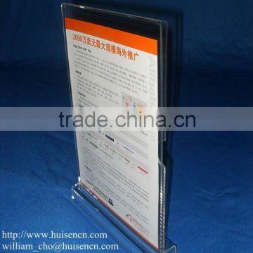 Hot selling acrylic menu holder