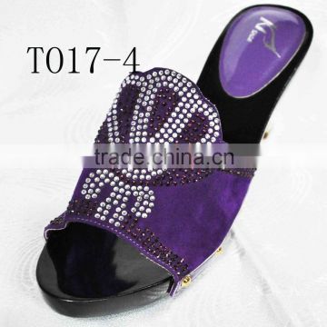 T017-4 fashional nice wedge sandal shoes for women