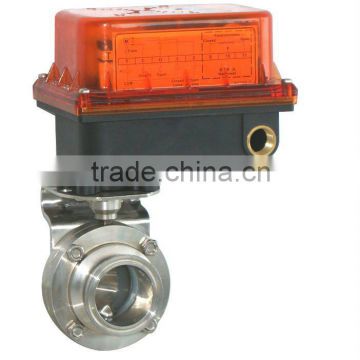 electrical hard-sealing butterfly valve