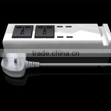 2015 Newest Alibaba Products 5V 2.4A Output 4 USB Charger for Mobile Phone and Tablet