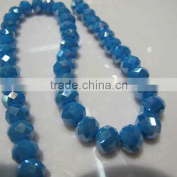 6mm Sales of color glass ab flat bead BZ001