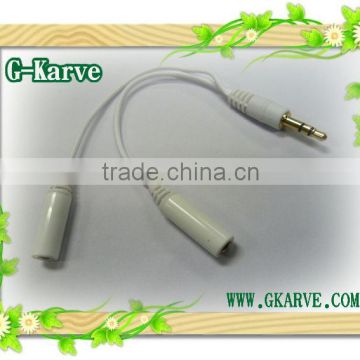 splitter cable 3.5mm M to F