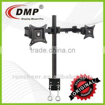 LCD482-D VESA Desktop Mount C- Clamp LCD Monitor Arm for Dual Monitors