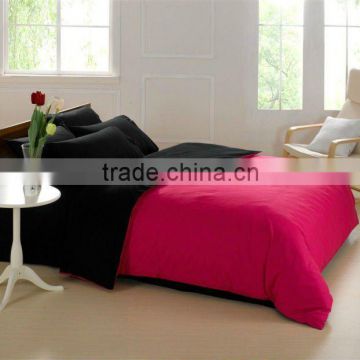 black background king size 4 piece bedding with sheet set
