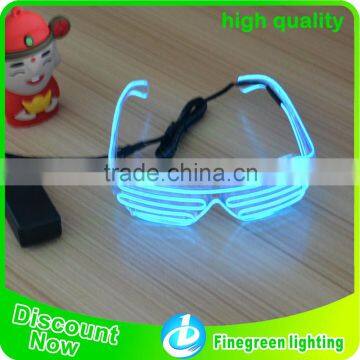 led sound activated spectacles, el light up spectacles