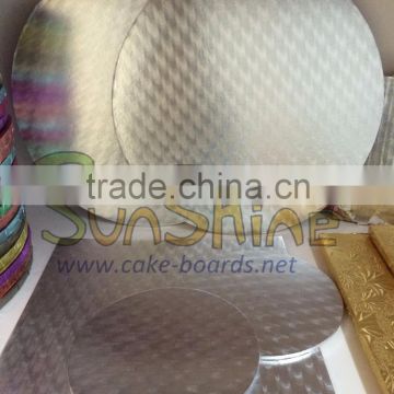 standard round silver mdf cake boards,decorative manufacture guangdong