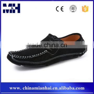 Hot Trend Urban Youth Moccasins Italian Genuine Leather Shoes Loafers Black