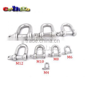 Stainless Steel D Anchor Shackle Screw Pin For Emergency Survival Paracord Bracelet #FLQ045                        
                                                Quality Choice