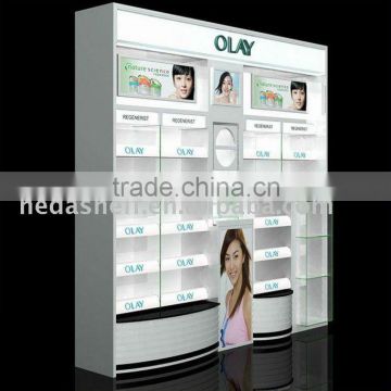 cosmetics showcase display stand