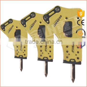 175mm chisel hydraulic rock breaker with CE certification used on large excavator