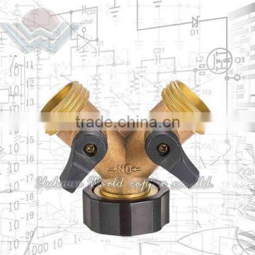 Brass Quick Coupling Y Pattern Manifold