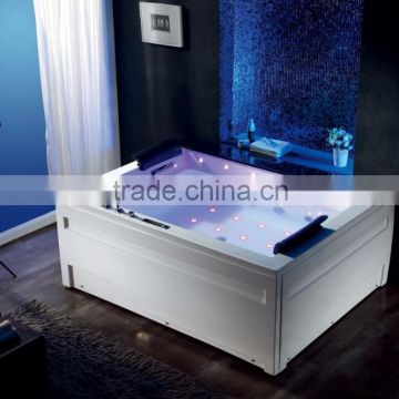 High Grade Double presons bathtub, acrylic whirlpool massage bathtub