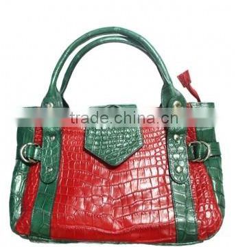 Crocodile leather handbag SCRH-040