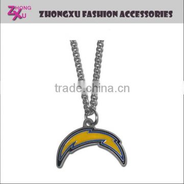 new custom sport NFL American football team San Diego Chargers pendant necklace jewelry